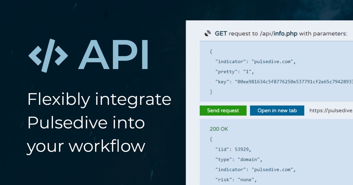 API Pulsedive API Pulsedive